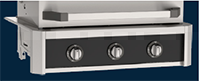 Accent Control Panel for Double Side Burner