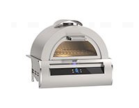 Echelon Built-In Pizza Oven with Black Glass Control Panel and Touchscreen