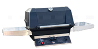 Black Grill Head Only with 2 Shelves, SS Grids and Built-In 60-Minute Mechanical Timer with Automatic Shut Off