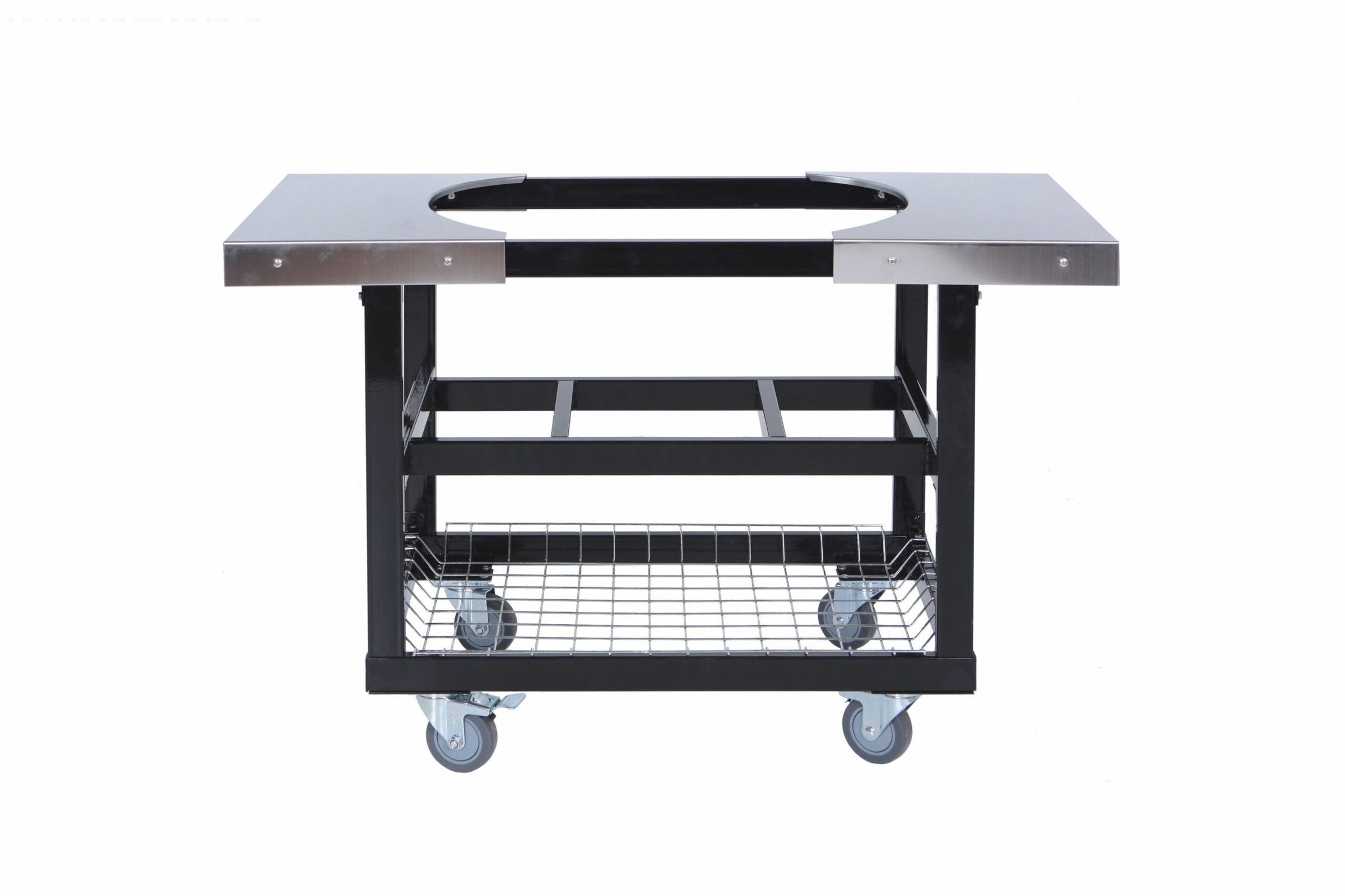 Base with Basket and SS Side Shelves for XL, LG