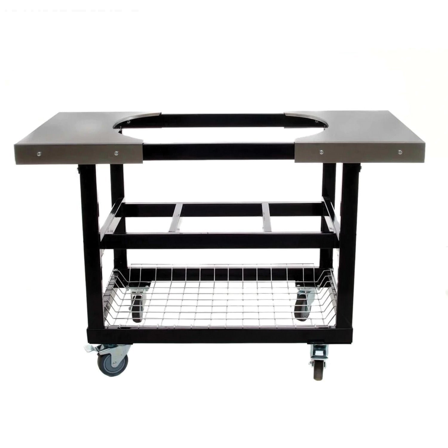 Cart with Basket and SS Side Shelves for Oval XXL