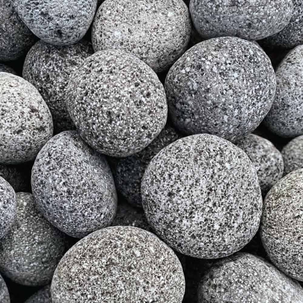 Tumbled Lava Rocks - each bag — Grey